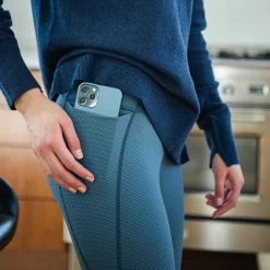 KJUS Bottoms-Women'S Seoul Pocket Leggings Steel Blue