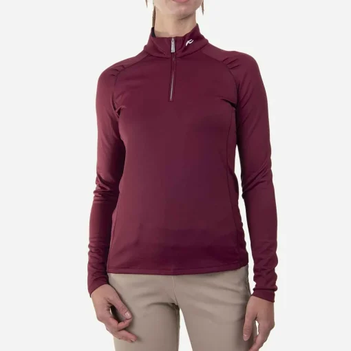 KJUS Midlayers & Sweaters-Women'S Shasta Midlayer Half-Zip Crimson