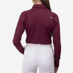 KJUS Polos-Women'S Shasta Polo L/S Crimson