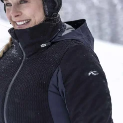 KJUS Jackets & Vests-Women'S Smocked Luxe Jacket Black