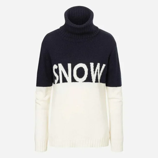 KJUS Midlayers & Sweaters-Women'S Snow Sweater Buttercream/Atlanta Blue