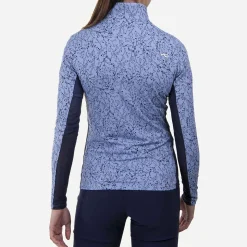 KJUS Midlayers & Sweaters-Women'S Sunshine Printed Half-Zip Calm Blue/Atlanta Blue