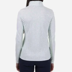 KJUS Midlayers & Sweaters-Women'S Sunshine Printed Half-Zip Cucumber Ice/White