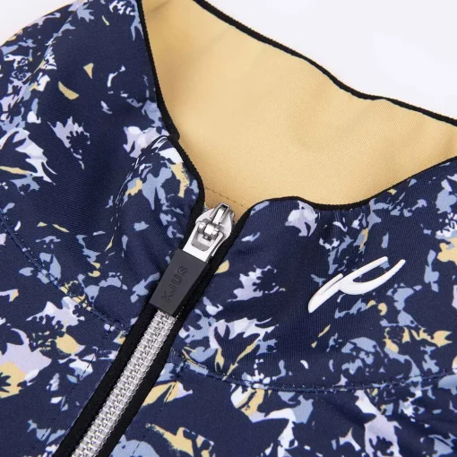 KJUS Midlayers & Sweaters-Women'S Sunshine Printed Jacket Flax Yellow/Atlanta Blue