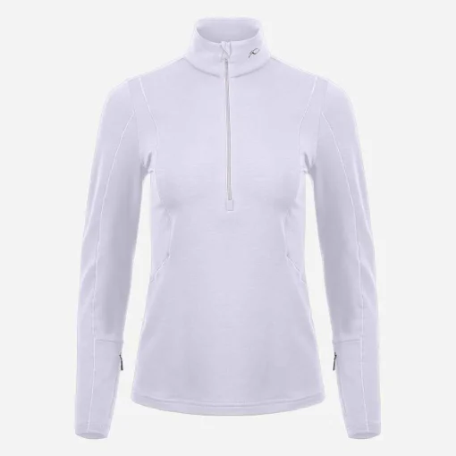 KJUS Midlayers & Sweaters-Women'S Trace Midlayer Half-Zip White