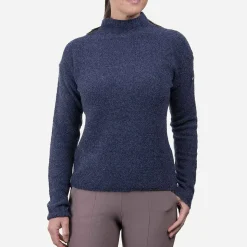 KJUS Midlayers & Sweaters-Women'S Zurich Sweater Deep Space Melange